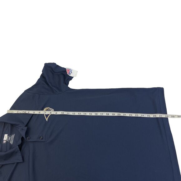 New Mens NFL St. Louis Rams Los Angeles Short Sleeve Polo Shirt Sz M TX3 Cool - Picture 5 of 6
